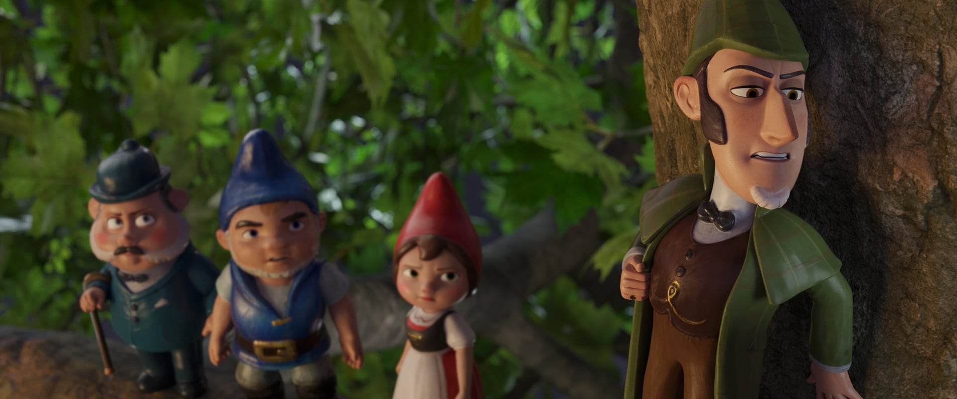 Sherlock Gnomes backdrop
