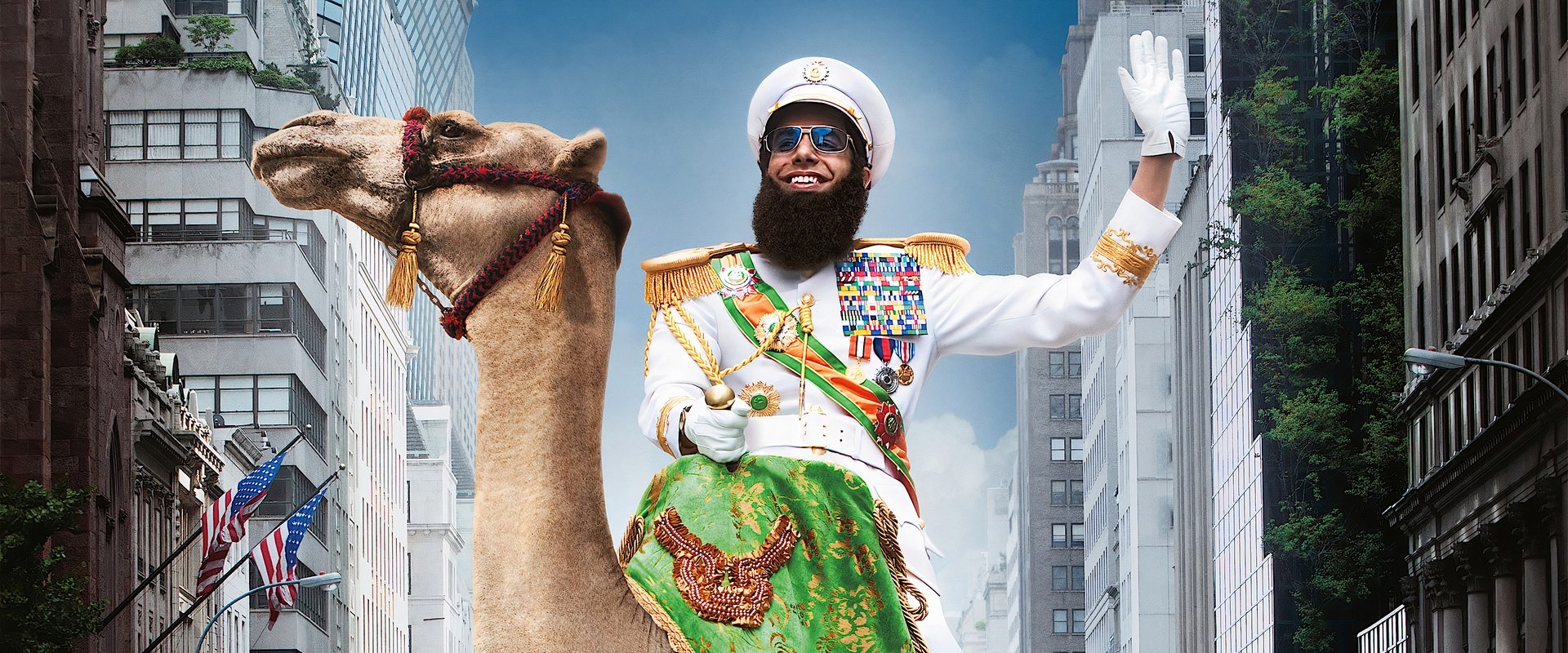The Dictator backdrop