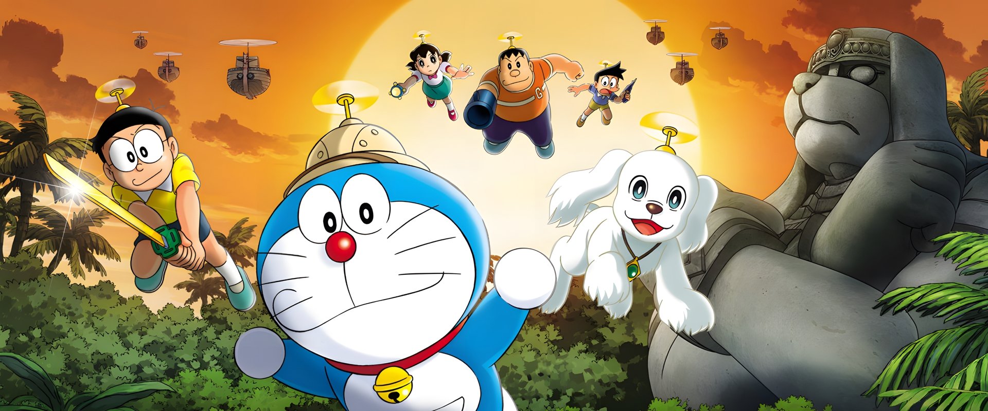 Doraemon: Nobita and the Haunts of Evil backdrop