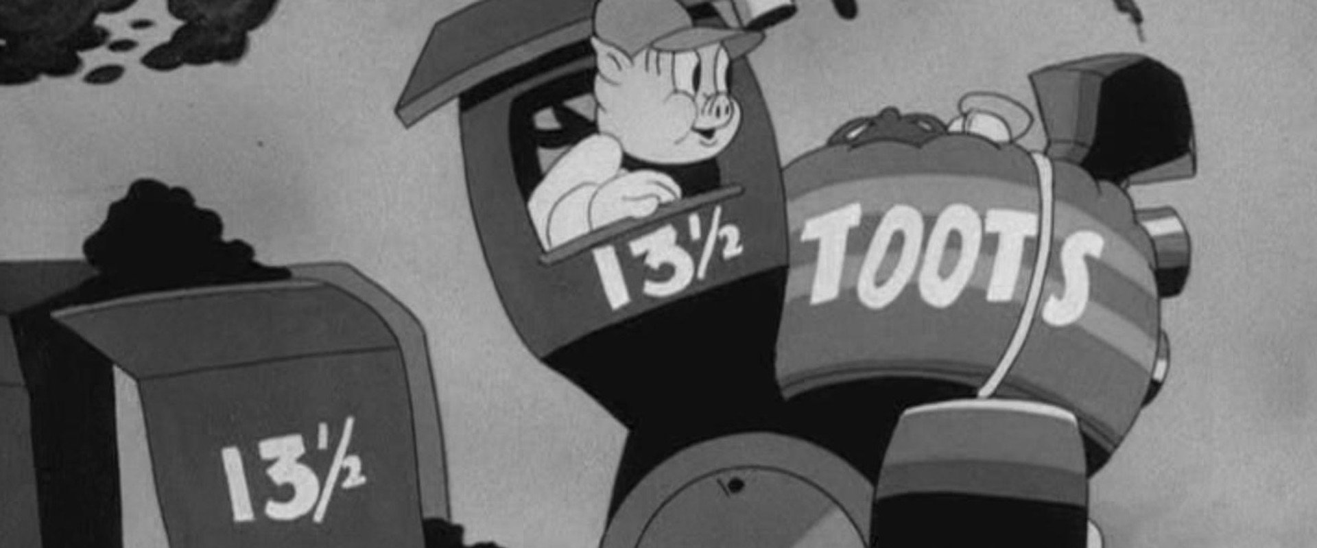 Porky's Railroad backdrop