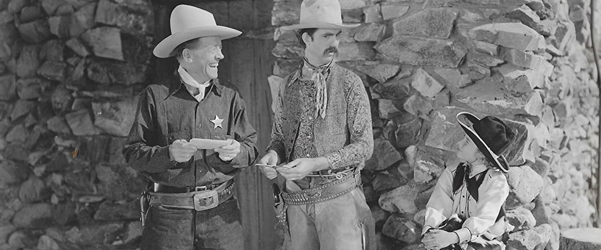 Riding the Sunset Trail backdrop