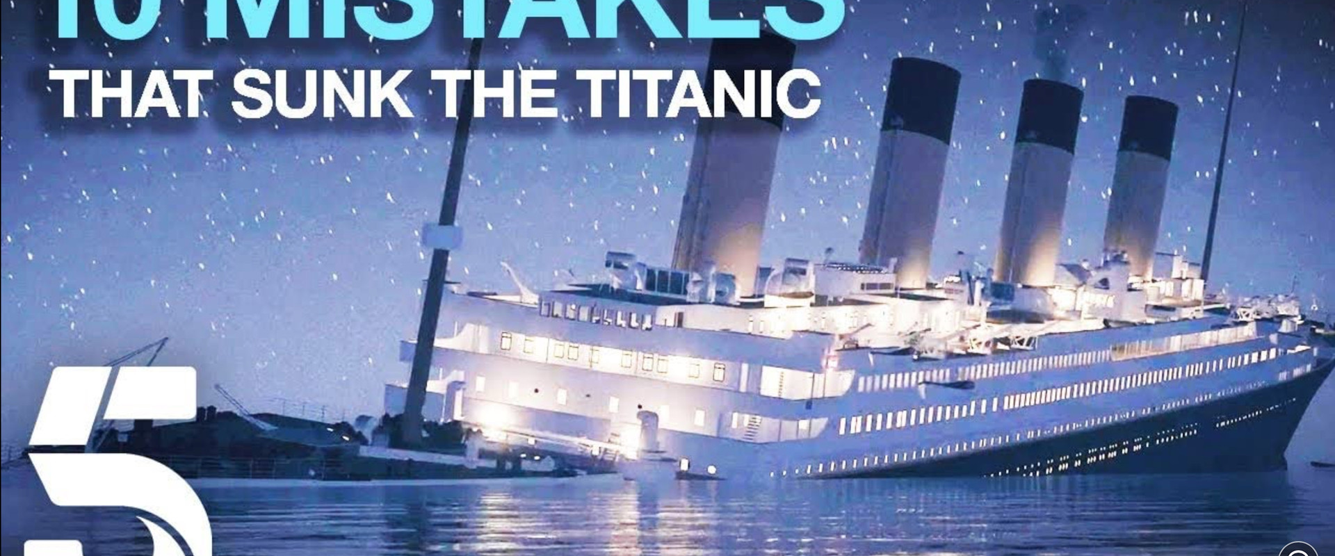 10 Mistakes That Sank The Titanic backdrop