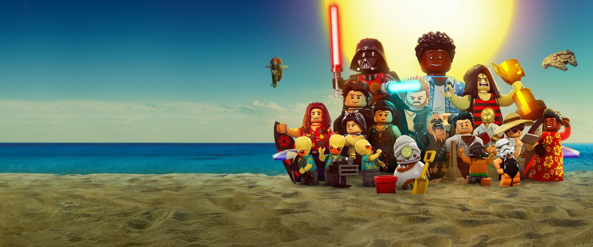 LEGO Star Wars Summer Vacation backdrop