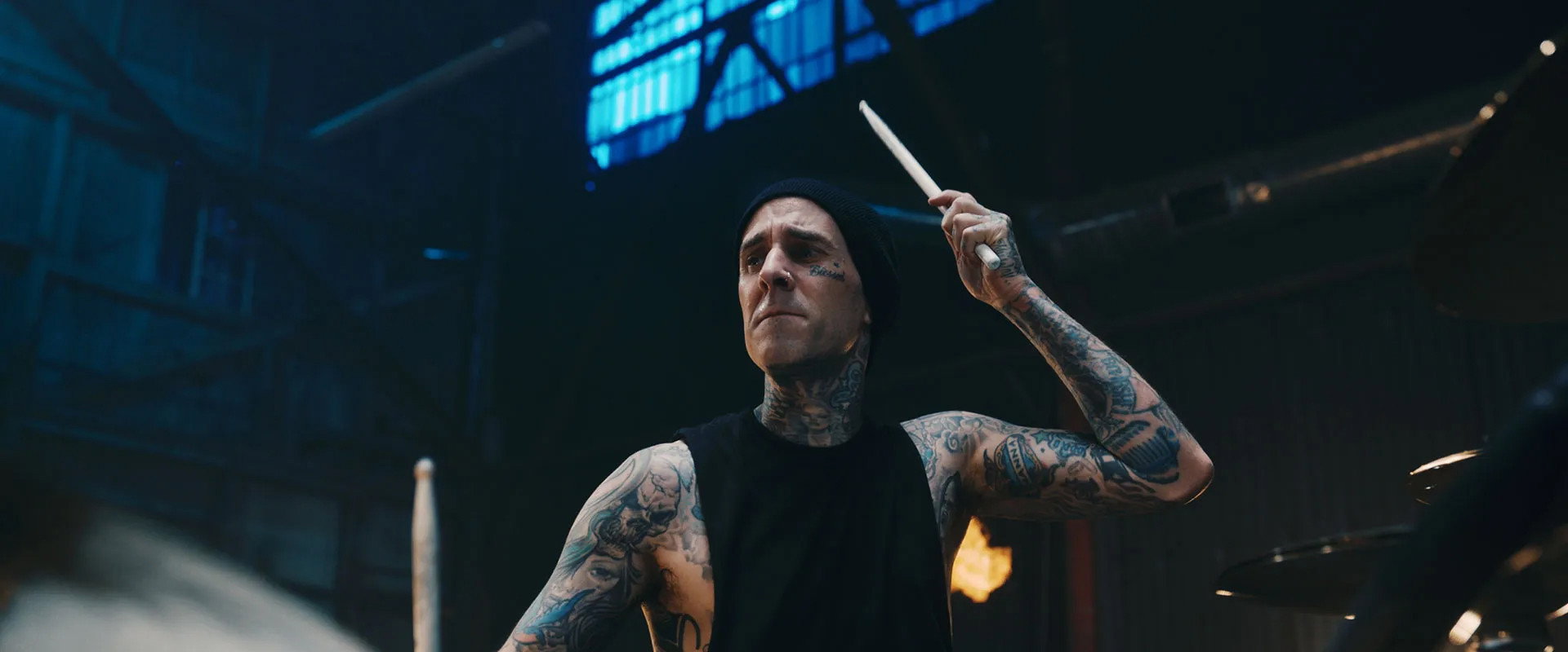 Travis Barker: Louder Than Fear backdrop