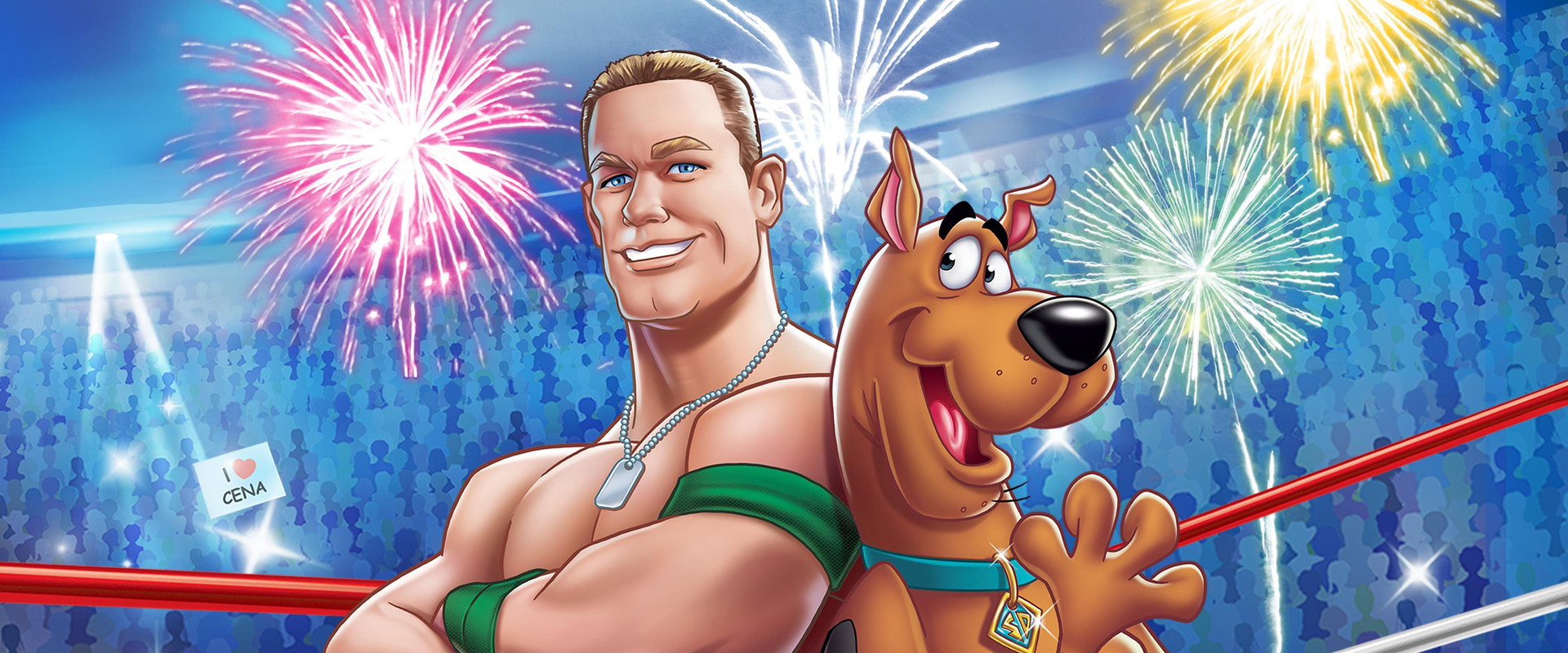 Scooby-Doo! WrestleMania Mystery backdrop