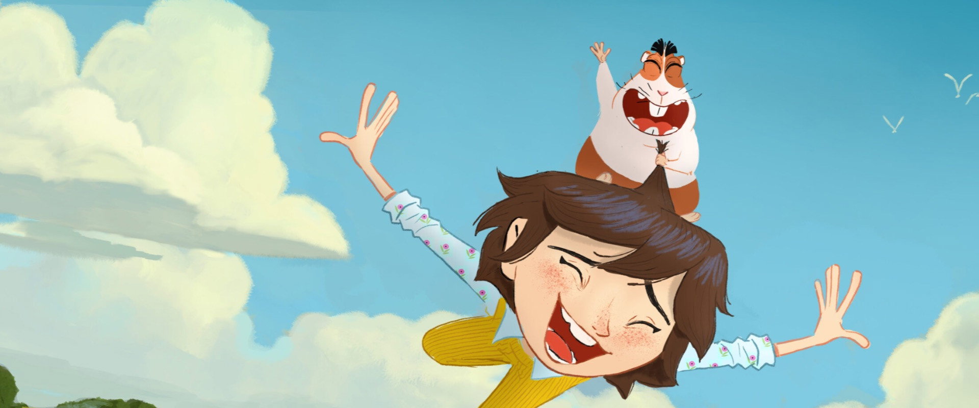 The Girl in the Clouds backdrop