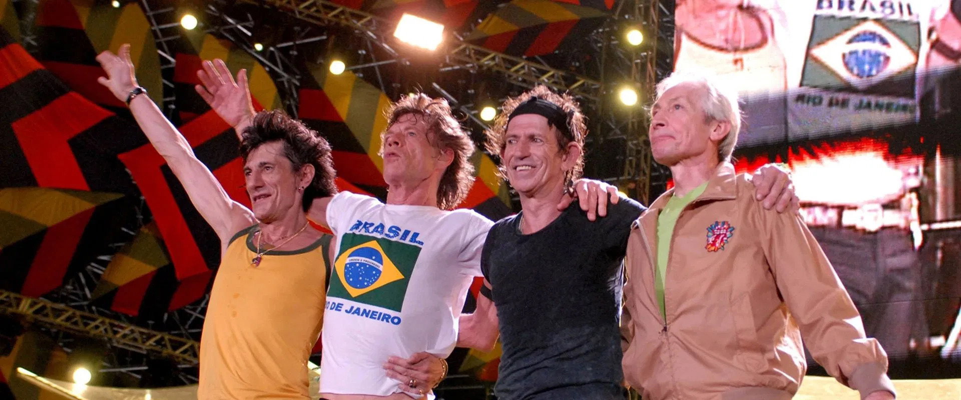 The Rolling Stones - The Biggest Bang: Copacabana Beach, Rio de Janeiro backdrop