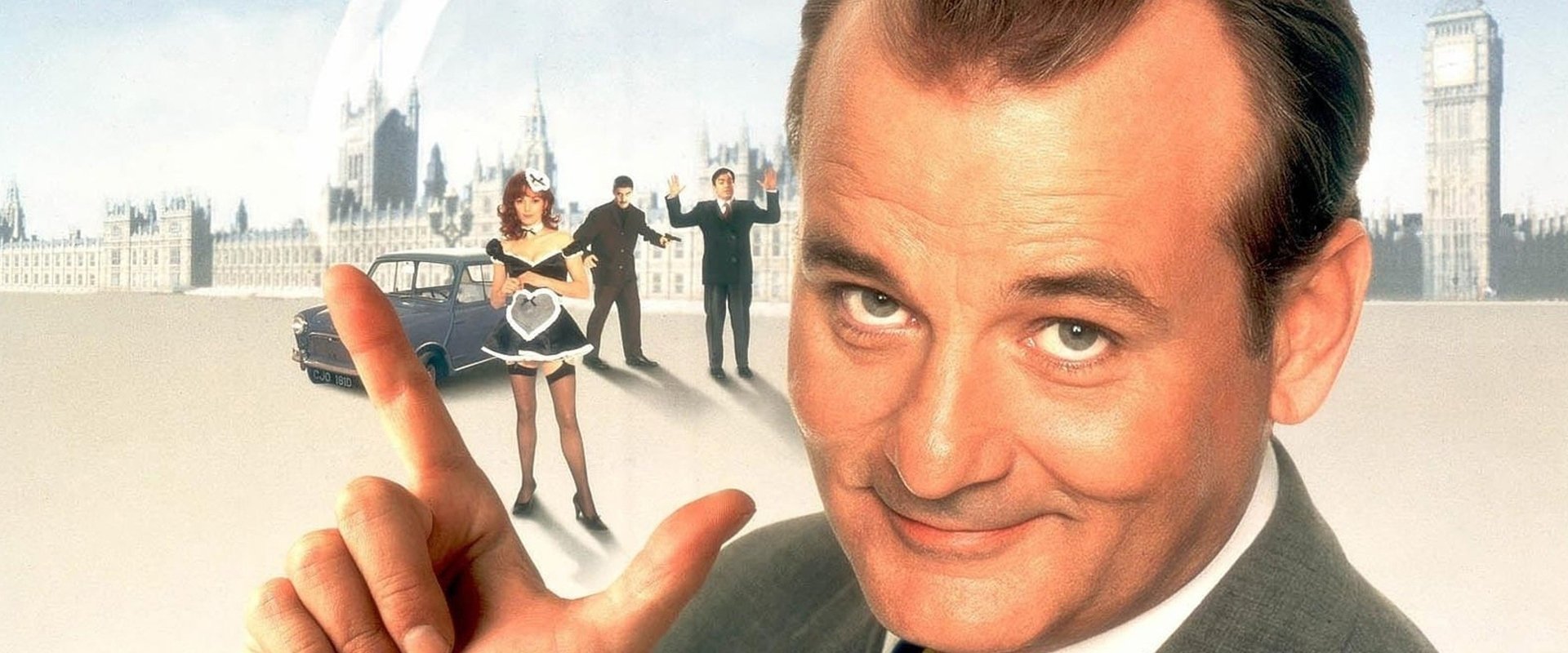 The Man Who Knew Too Little backdrop