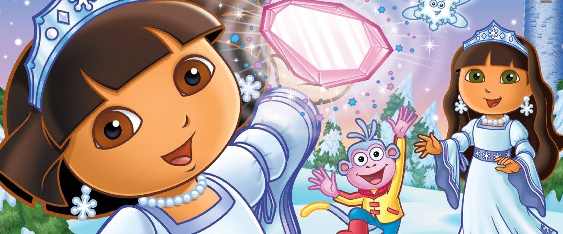 Dora the Explorer: Dora Saves the Snow Princess backdrop