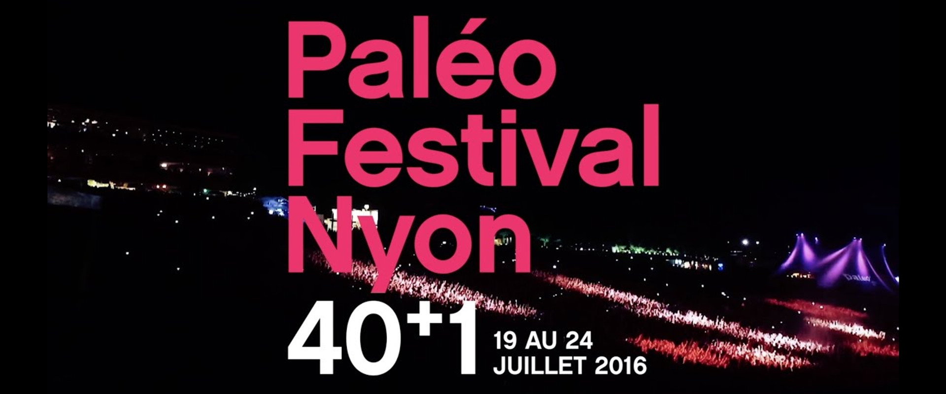 Paléo 2016 backdrop
