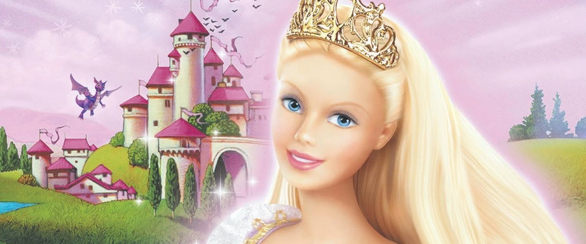 Barbie as Rapunzel backdrop