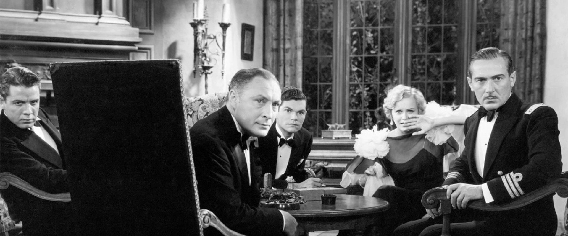 Secret of the Blue Room backdrop