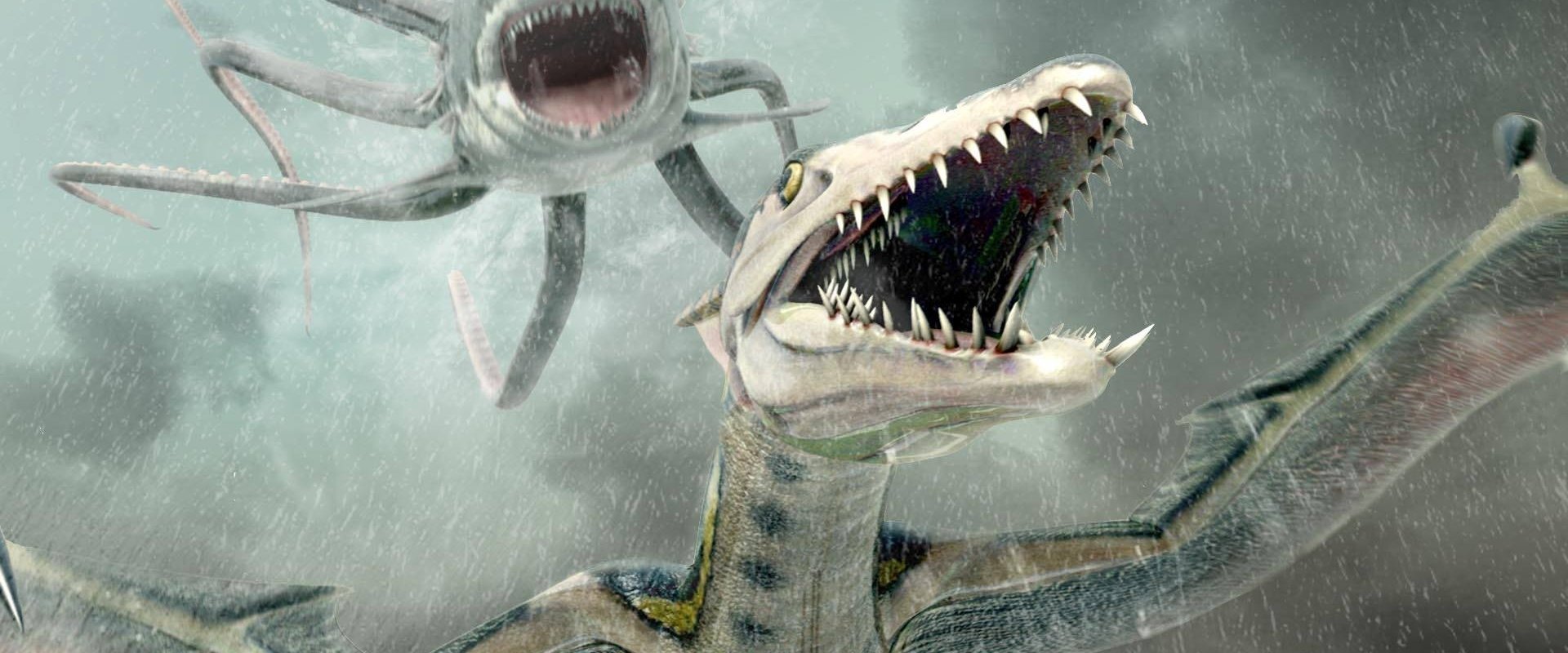 Sharktopus vs. Pteracuda backdrop