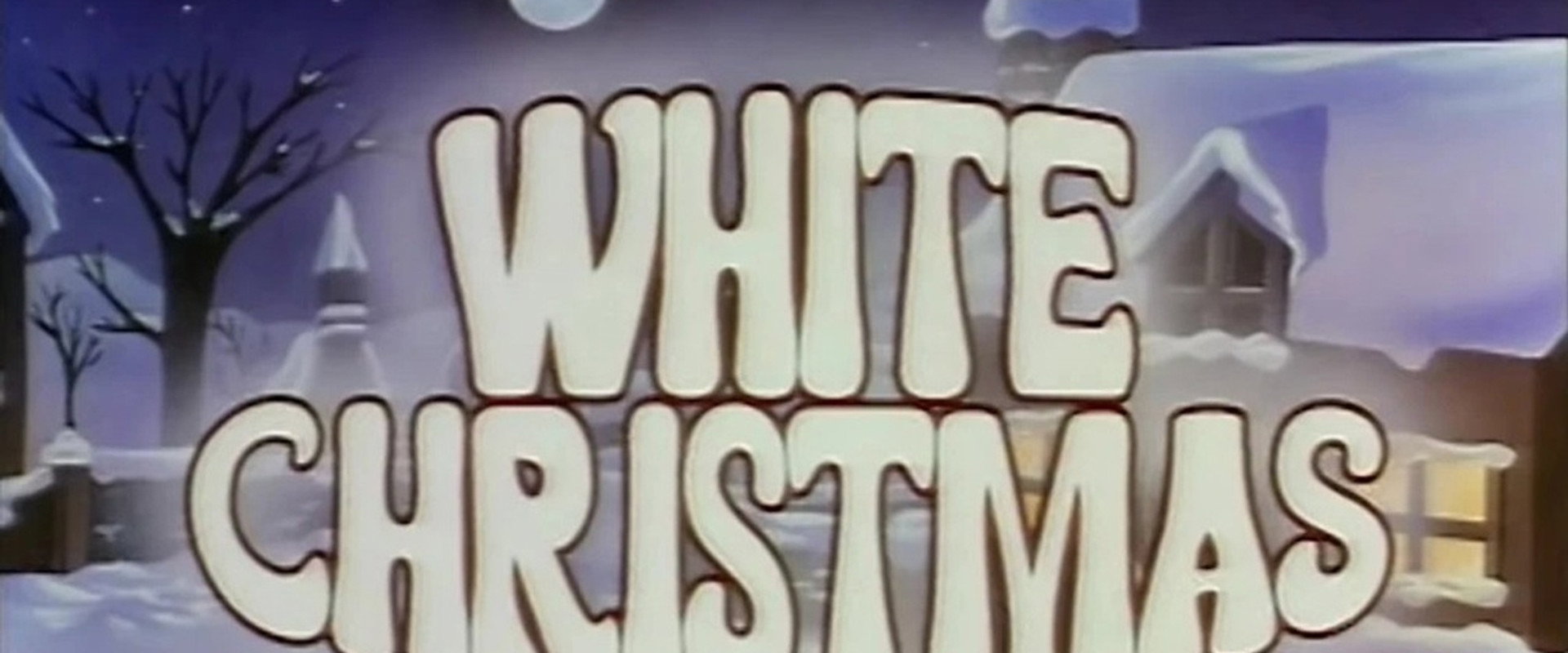 White Christmas backdrop