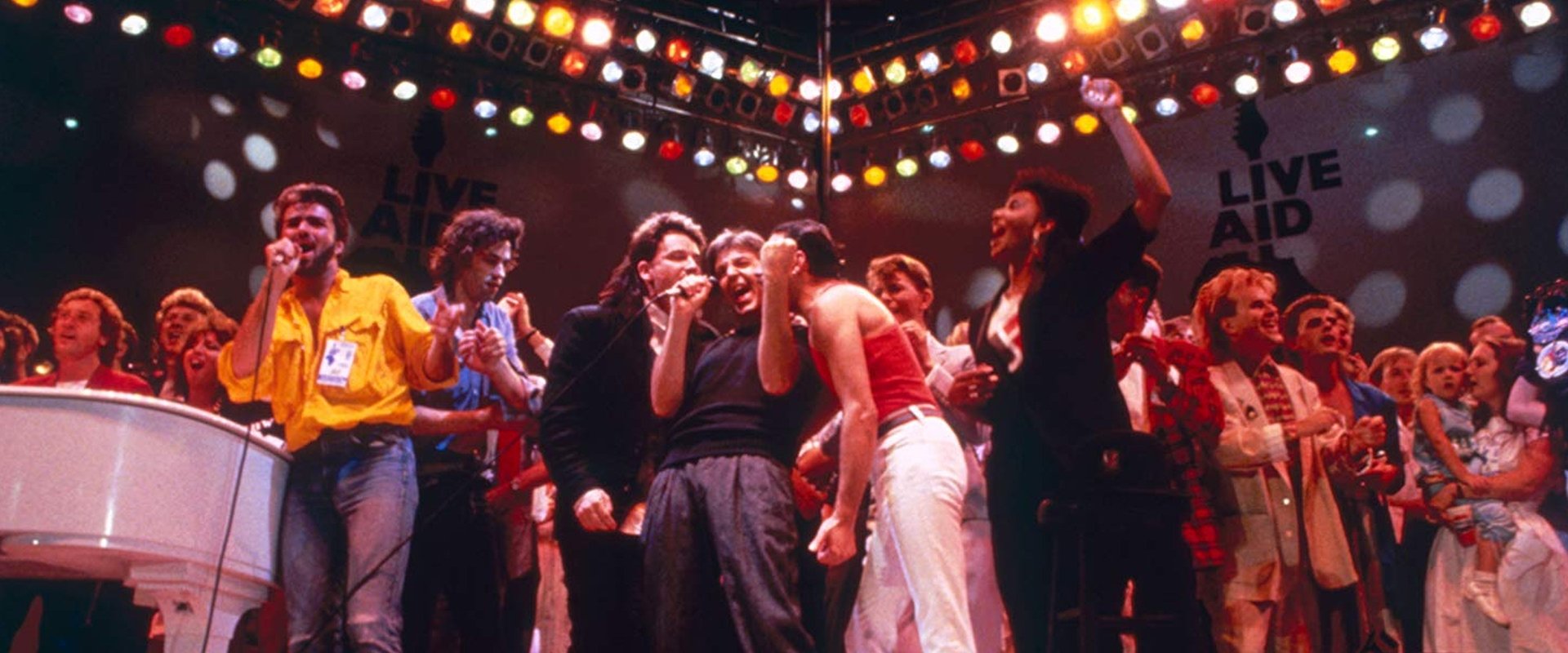Live Aid backdrop