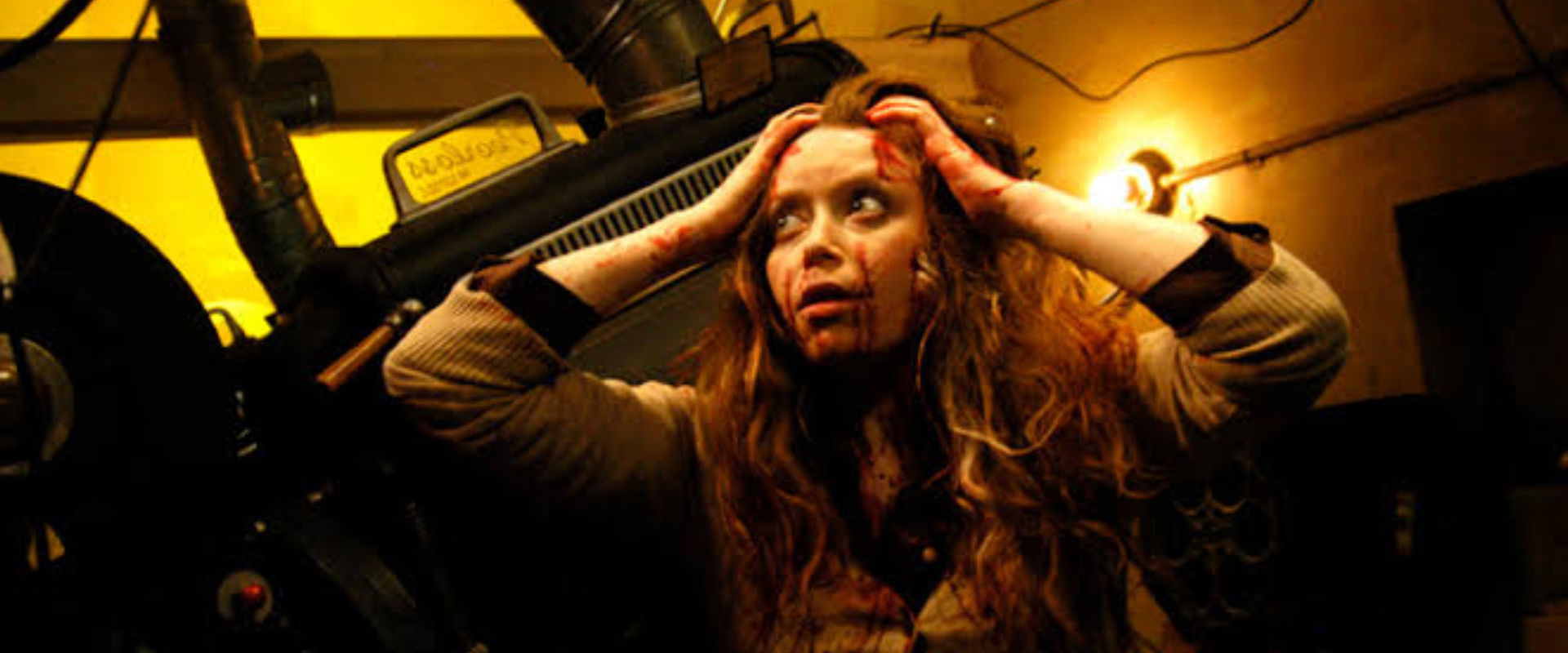 All About Evil backdrop