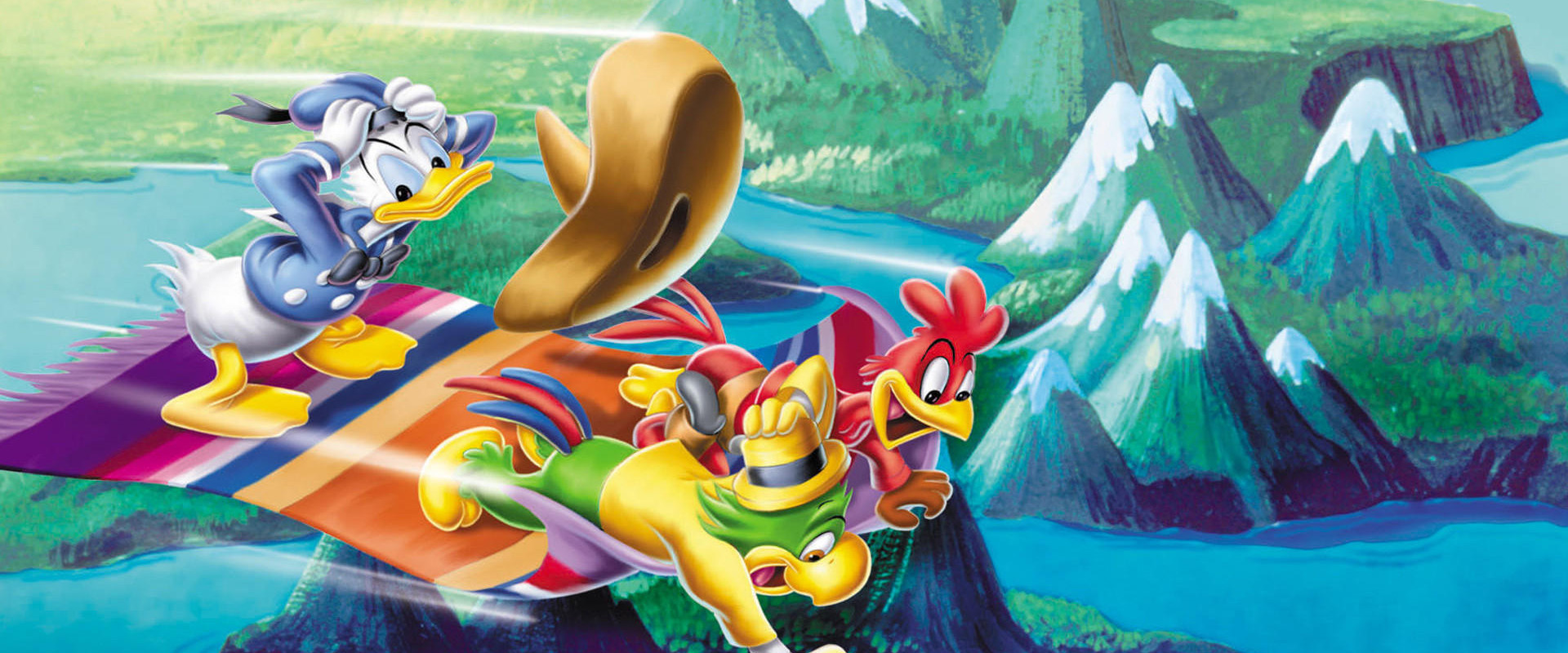 The Three Caballeros backdrop