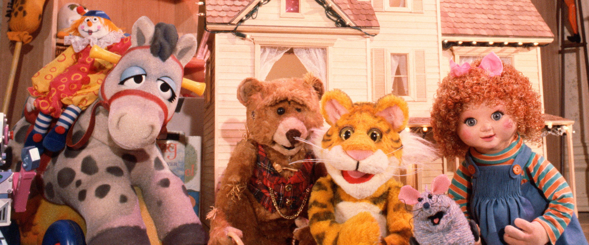 The Christmas Toy backdrop