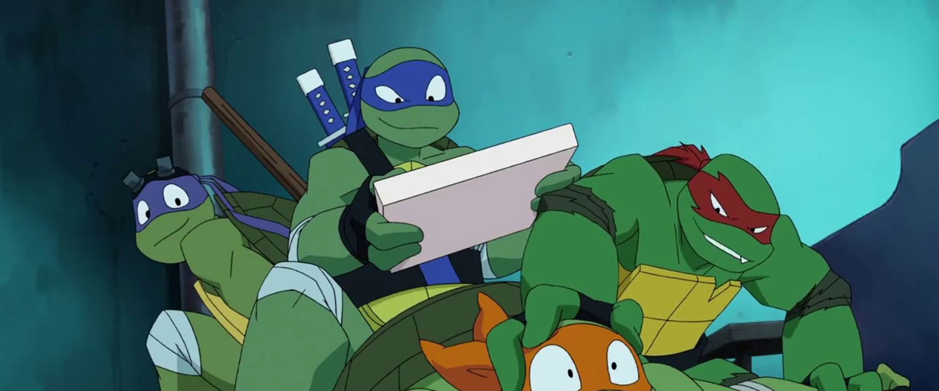 Turtles Take Time (and Space) backdrop