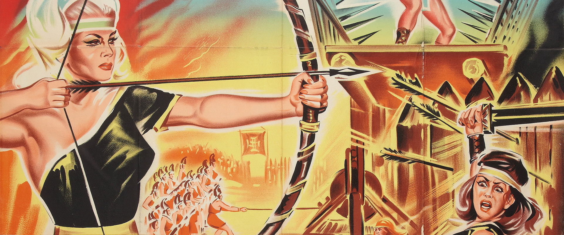 Thor and the Amazon Women backdrop