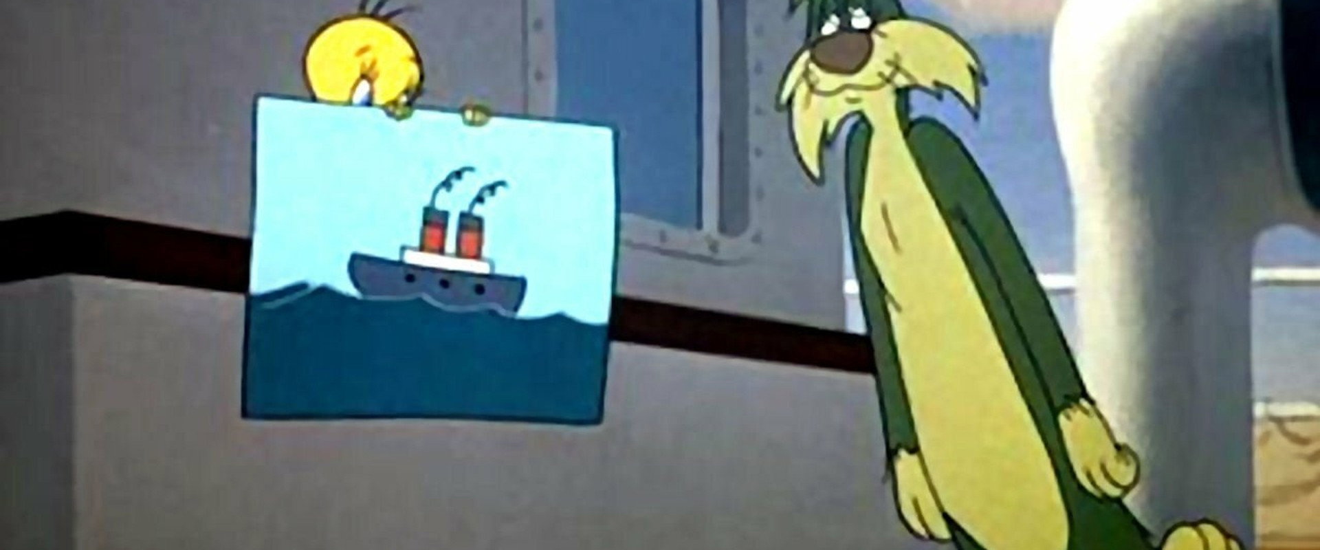 Tweety's S.O.S. backdrop