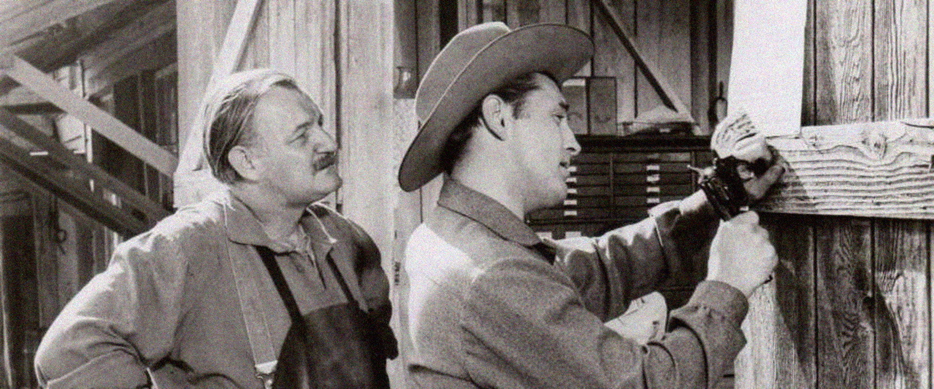 Man with the Gun backdrop