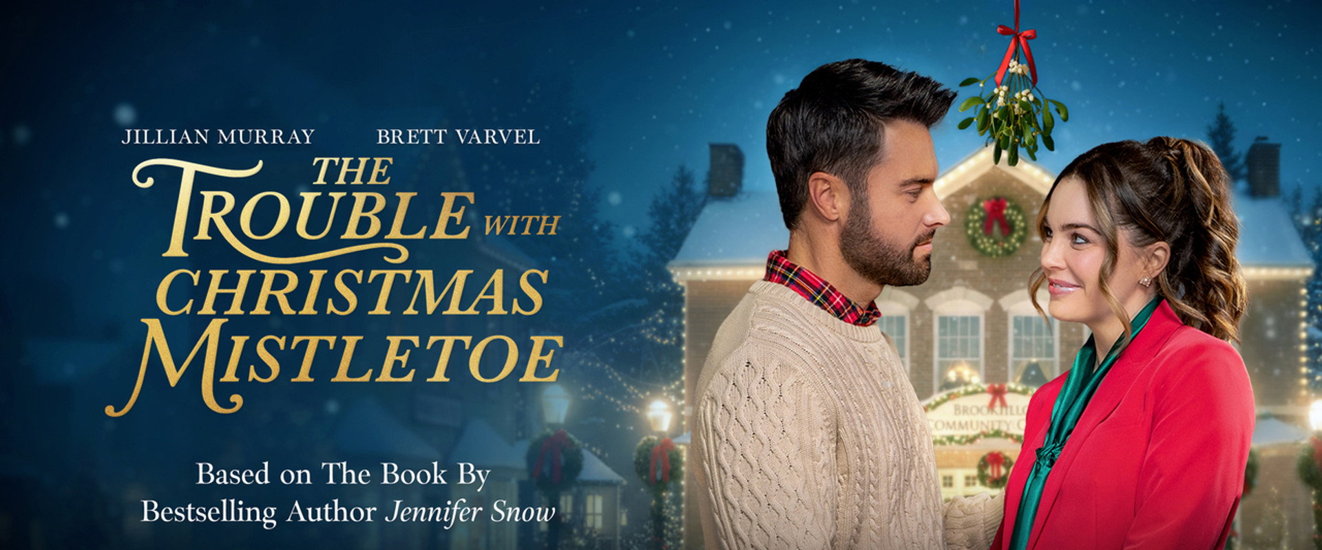 The Trouble With Mistletoe backdrop