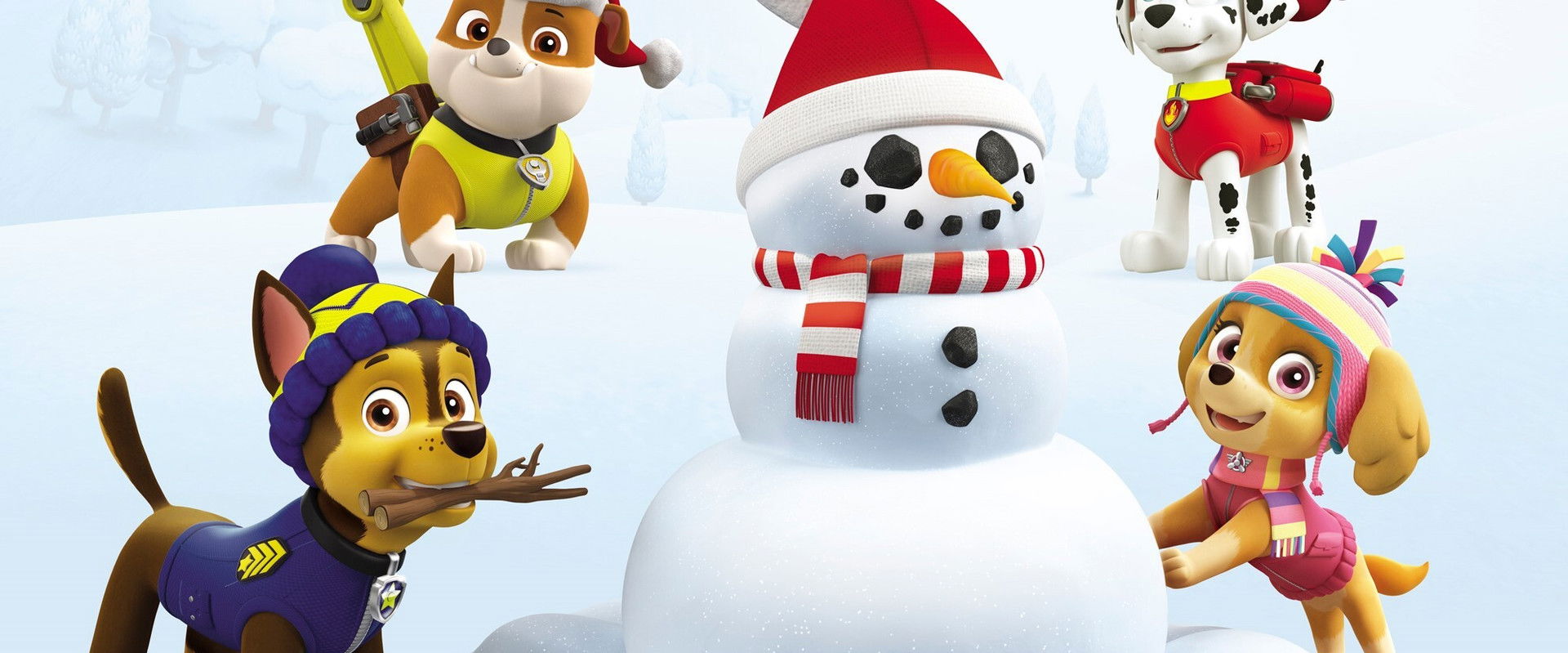 PAW Patrol. Mission Xmas backdrop