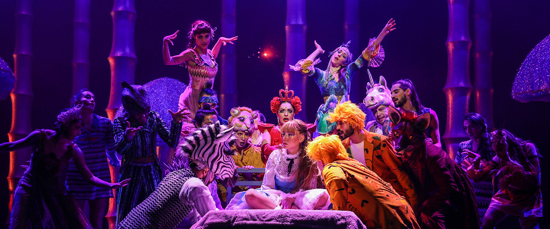 Alice The Musical backdrop