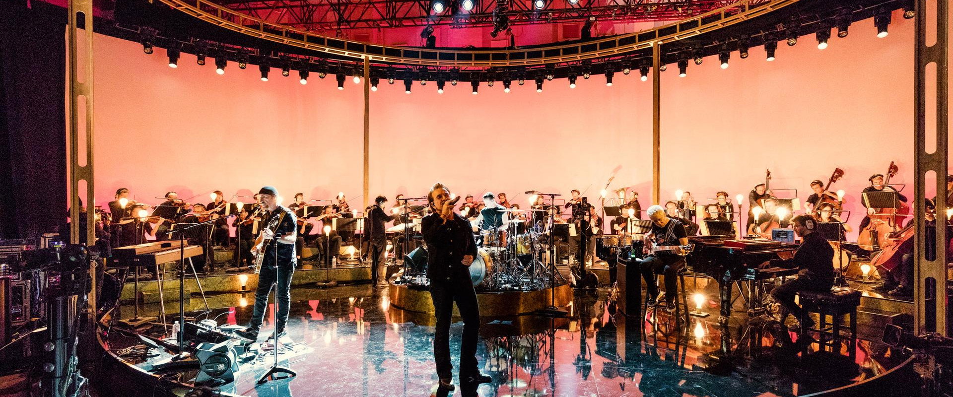U2 - Live from Abbey Road backdrop