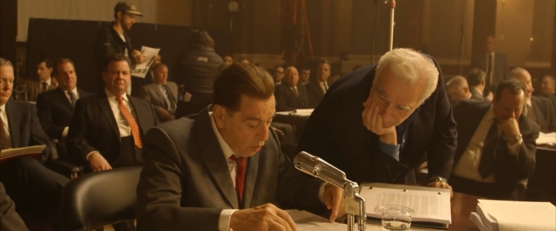 Making 'The Irishman' backdrop