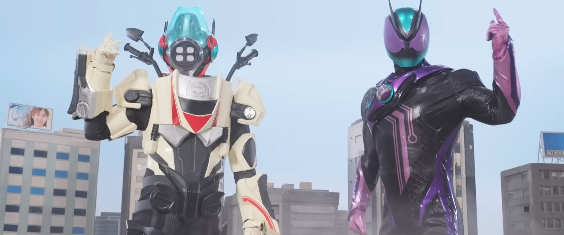 Kamen Rider ZEZTZ: Send 'Em Flying! Giant Robot CODE Zeroider!! backdrop