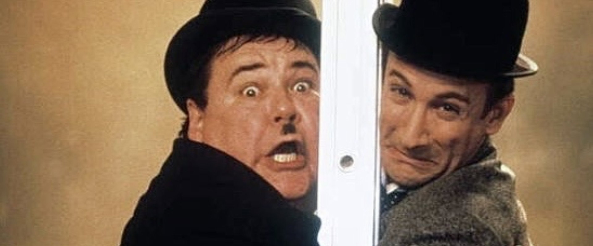 The All New Adventures of Laurel & Hardy in For Love or Mummy backdrop