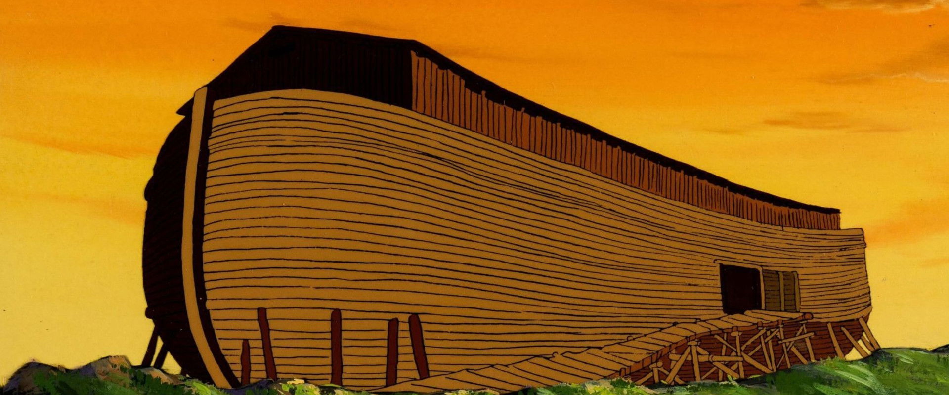 Noah's Ark backdrop