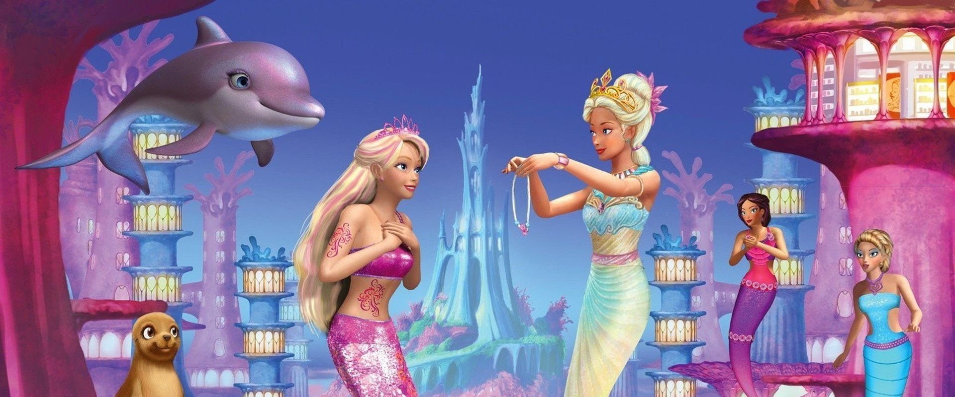 Barbie in A Mermaid Tale backdrop
