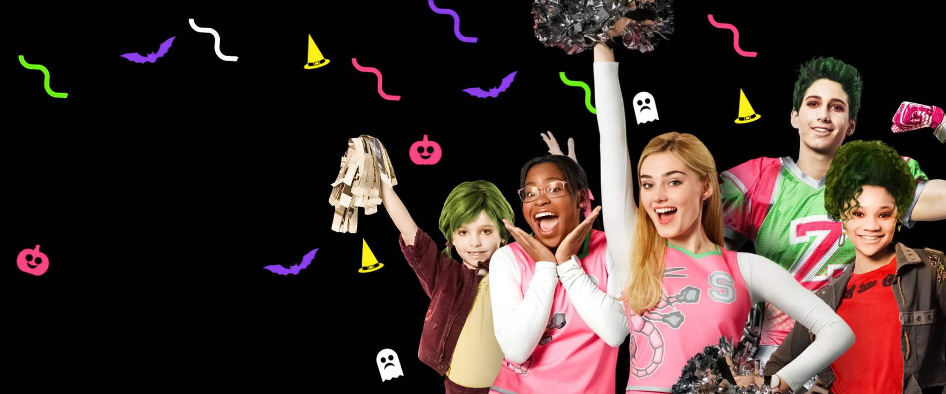 ZOMBIES Halloween Cast Party backdrop