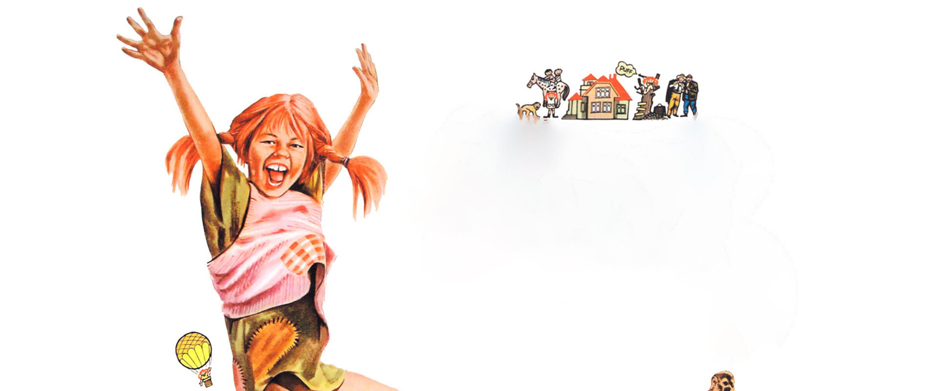 Pippi Longstocking backdrop