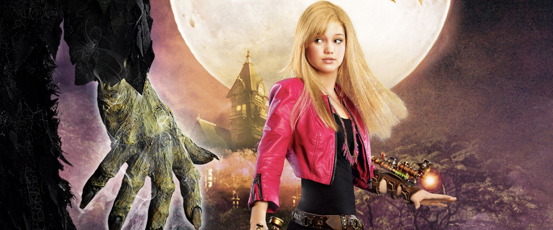 Girl vs. Monster backdrop