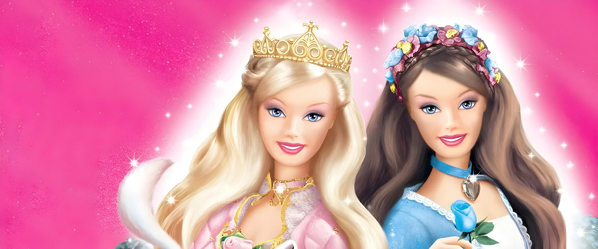Barbie as The Princess & the Pauper backdrop