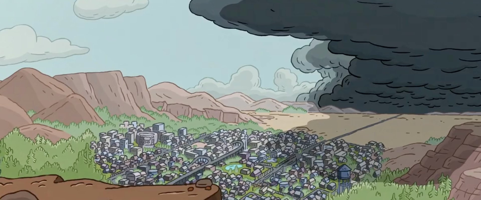 Clarence’s Stormy Sleepover backdrop