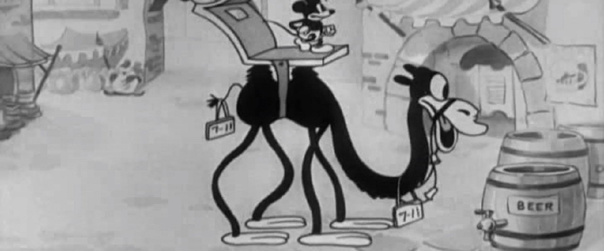 Mickey in Arabia backdrop