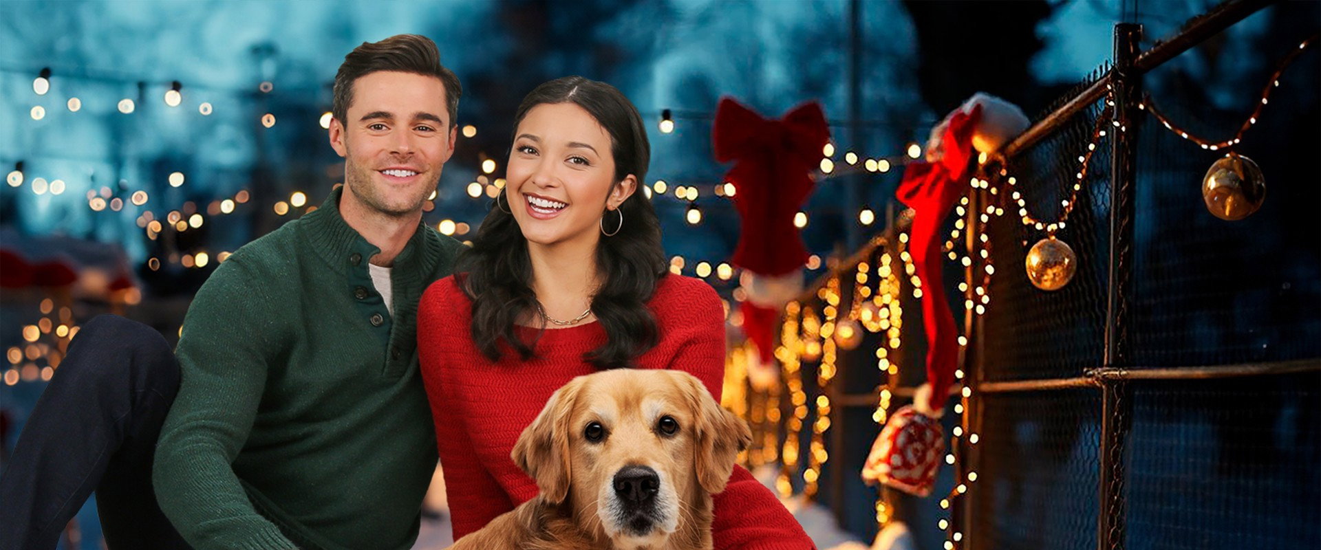 Tails of Christmas backdrop
