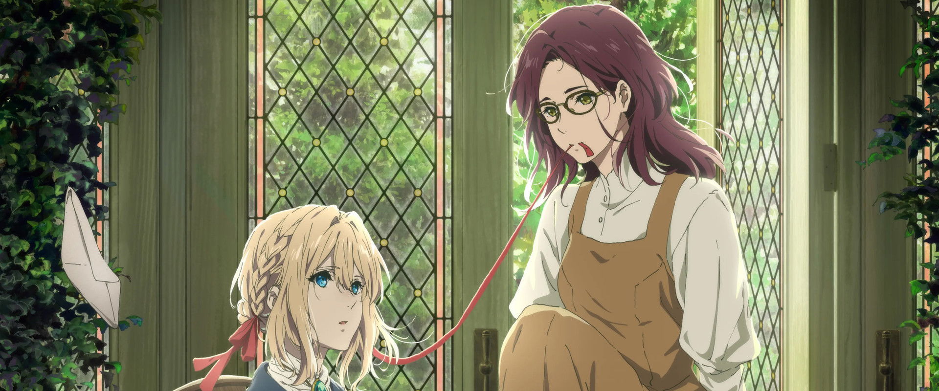 Violet Evergarden: Eternity and the Auto Memory Doll backdrop