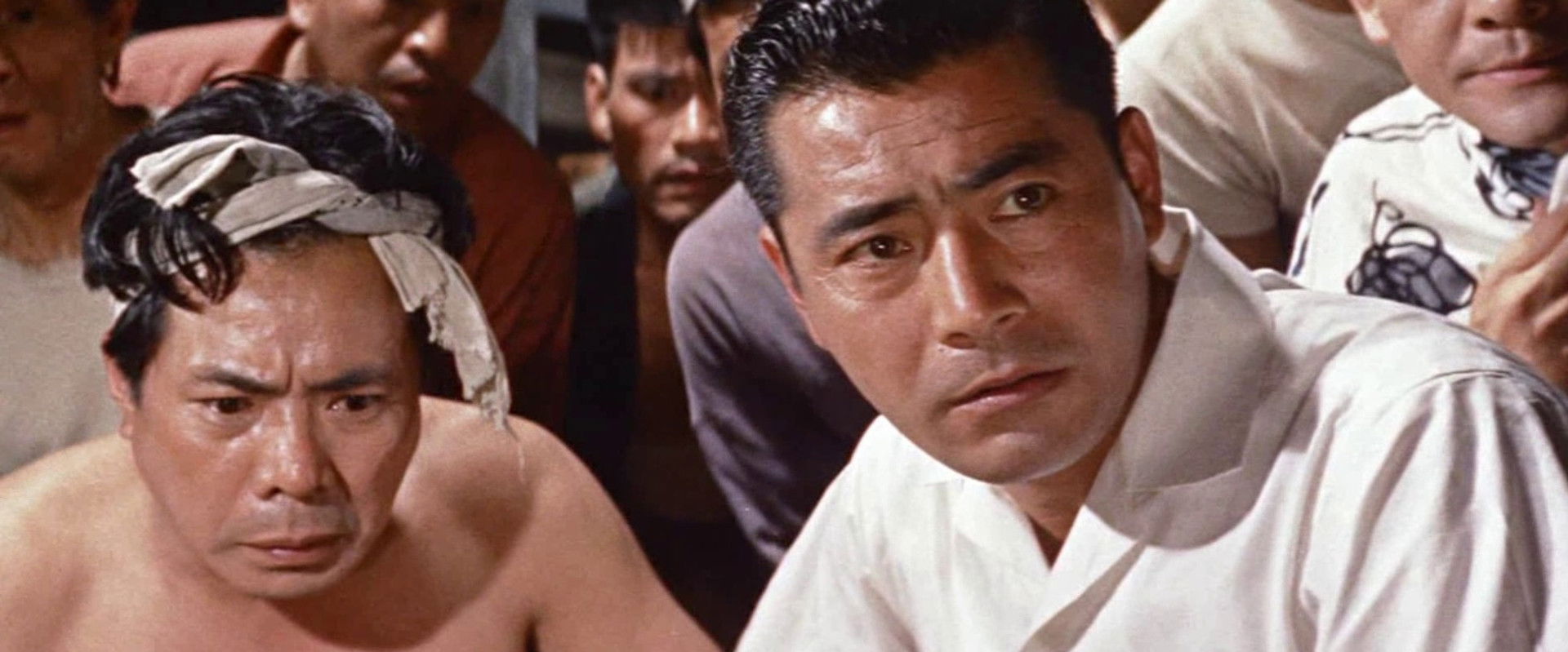 Man Against Man backdrop