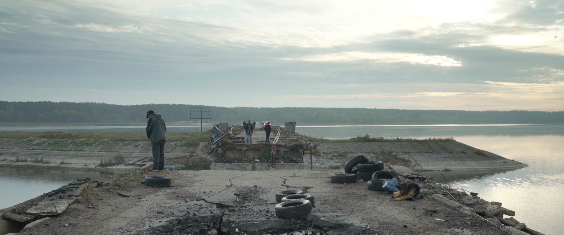 Intercepted backdrop