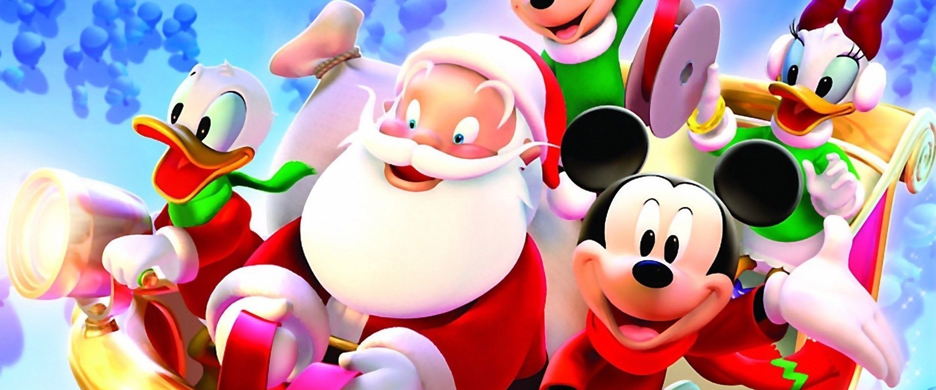 Mickey Mouse Clubhouse - Mickey Saves Santa backdrop