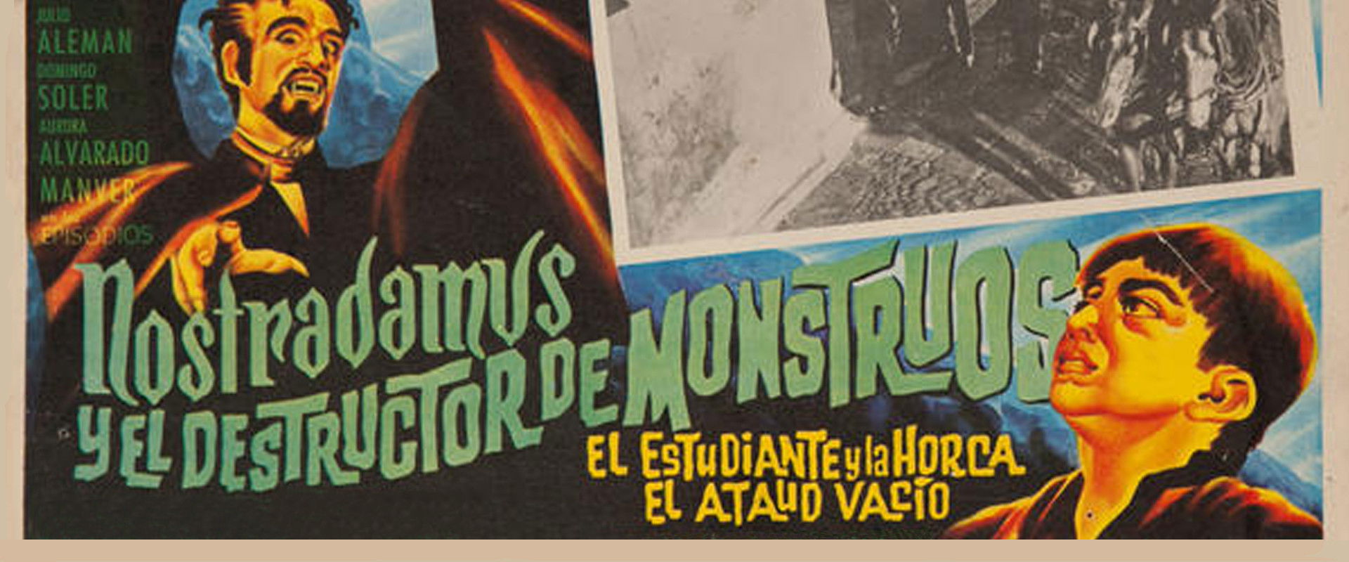 Nostradamus and the Destroyer of Monsters backdrop