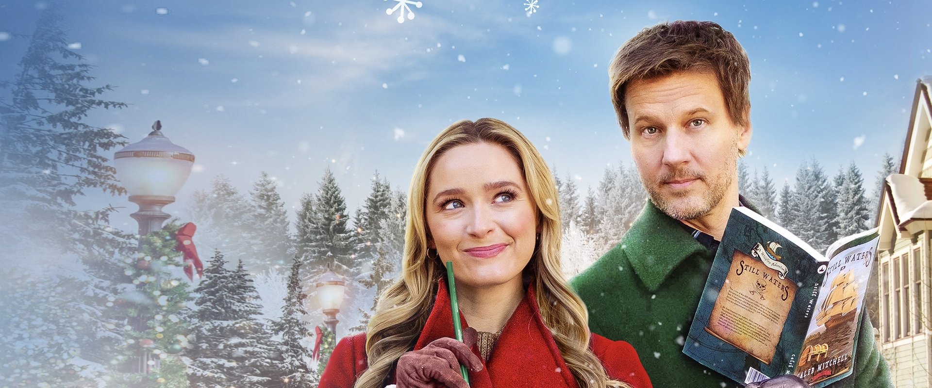 Creating Christmas backdrop