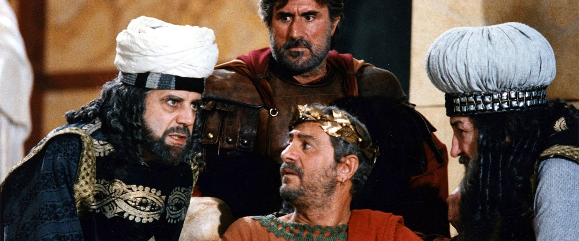 According to Pontius Pilate backdrop