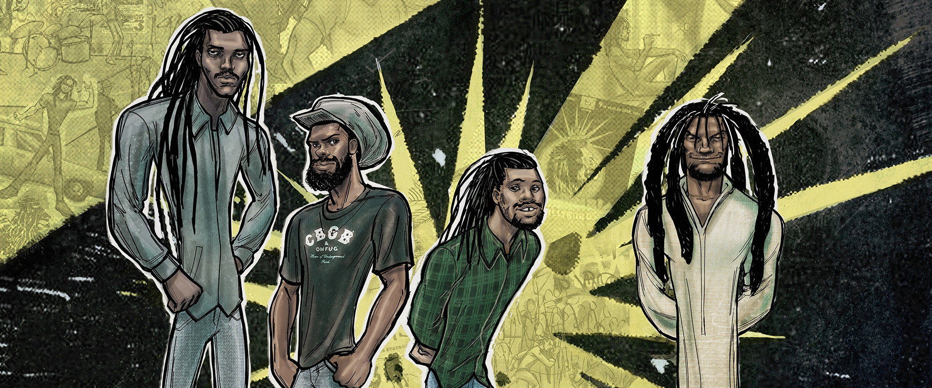 Bad Brains: A Band in DC backdrop